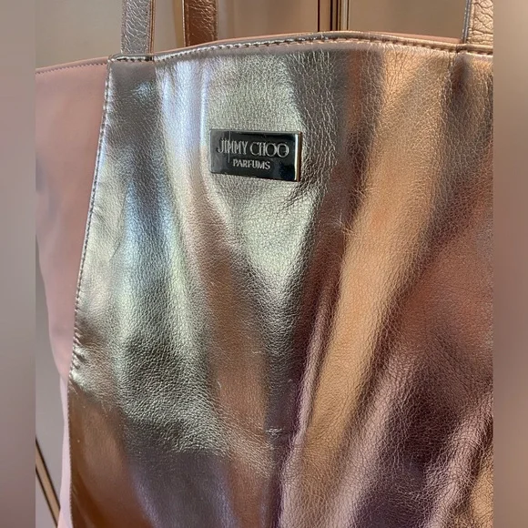 Jimmy Choo Parfum Pink /metallic Tote Bag - Picture 2 of 6